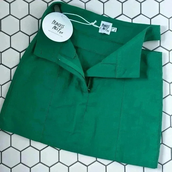 Princess Polly Amara cut out mini skirt green - Picture 7 of 8